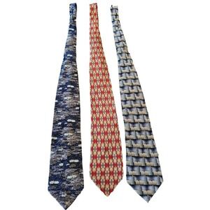 Lot of 3 grateful dead, Nordstrom, kolte silk ties professional career casual